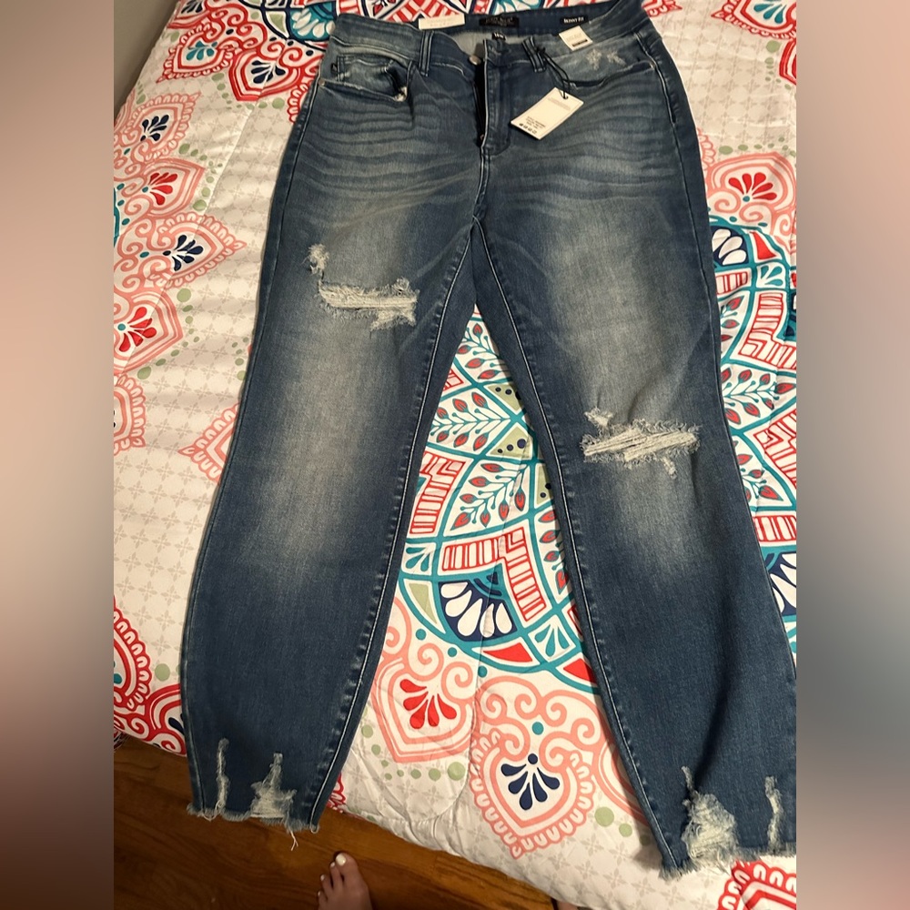 Judy Blue distressed Skinny Fit Jeans